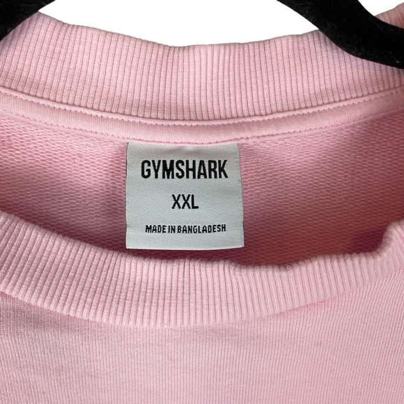 Gymshark GSLC Lifting Club Pink Sweatshirt XXL Oversized Pullover Crewneck - Picture 4 of 6